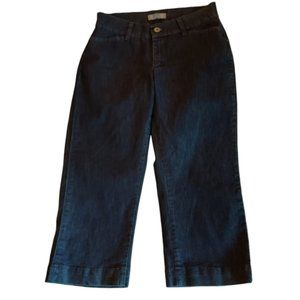 Riders by Lee Dark Demim 5 Pocket Capri Jeans Size 6 NWOT